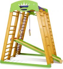 Дитячий спортивний куточок SportBaby Карапуз Mini, Сосна-Бук, від 12 місяців до 60 кг